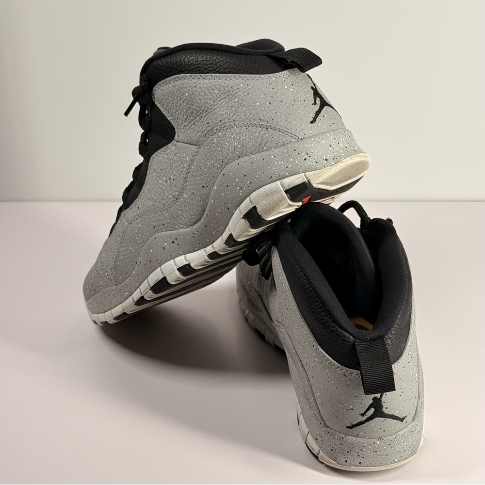 Air Jordan 10 Retro Light Smoke Grey Cement Men's Size 12 - 310805-062 - Picture 8 of 12